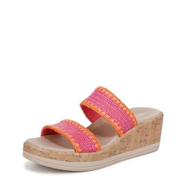 Imagem de Sandália feminina Bzees For Lifestride Resort Wedge, Rosa multi, 39 BR