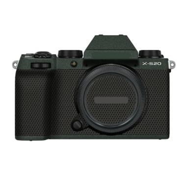 Imagem de X-S20 Película para câmera adesivo anti-arranhões película protetora de vinil protetor corporal revestimento decalques capa para FujiFilm X-S20 XS20 (verde turquesa)