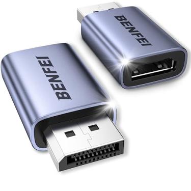 Imagem de BENFEI Adaptador DisplayPort para HDMI 4K, 2 peças, unidade DP1.2 para computador HDMI1.4 para ecrã, macho a fêmea - compatível com portátil, secretária, monitor, cartões gráficos AMD/NVIDIA