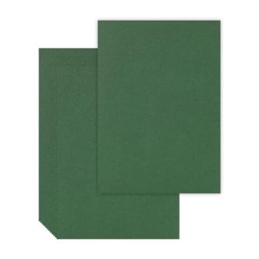 Imagem de 25 peças de quadro de livros, placa de fichário, placa de capa, aglomerado resistente para encadernação de livros, papelão DIY (verde escuro, A5 80PT)