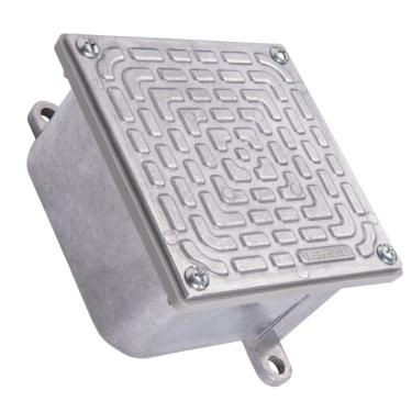 Imagem de Caixa de Passagem em Alumínio Com Tampa Reversível CP 30x30 - 56123004 - TRAMONTINA