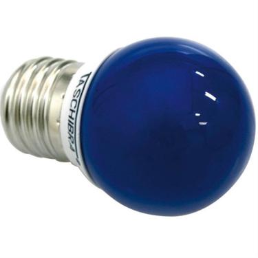 Imagem de Lâmpada Led Bolinha 1W 127V Azul - 11080080 - TASCHIBRA