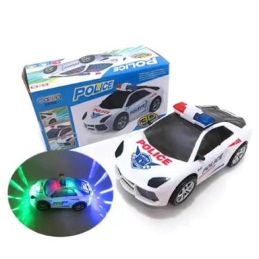 Imagem de Carrinho De Polícia Com Sirene, Luzes Coloridas 3d E Som - Enviamos no
