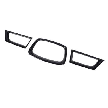 Imagem de Generic Tampa Grade do Pára -choque Dianteiro, Lisonja de Grade Elegante e Elegante de Longa de Plástico ABS para Carros (Preto brilhante)