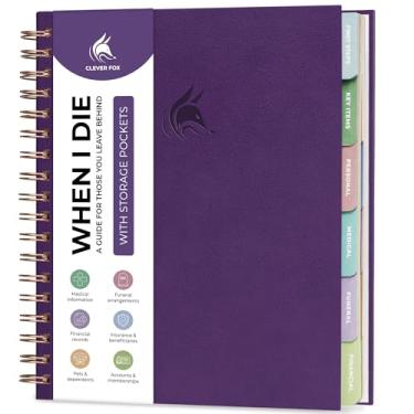 Imagem de Agenda CF "When I Die" (roxo, menor que A4 (26,7 cm x 23 cm))