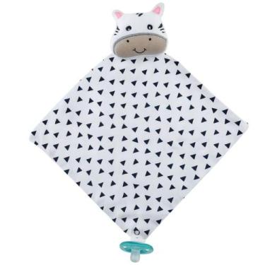 Imagem de Naninha Para Bebê Bichinho Pelúcia com Prendedor de Chupeta - Kolim En