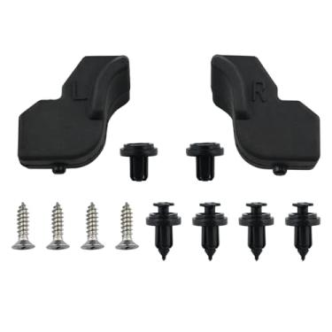 Imagem de MEMOEO Bucha de borracha com tampa traseira esquerda e direita atualizada FL3Z99439A00A compatível com Ford F150 2015-2022, acessórios de porta traseira F150