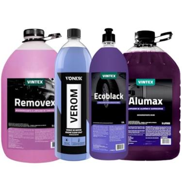 Imagem de Kit Removex 5l Alumax 5l Ecoblack 1,5l Verom 1,5l Vonixx