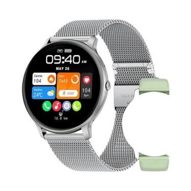 Imagem de Relógio Inteligente Bluetooth Masculino E Feminino Com Tela Sensível A