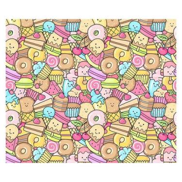 Imagem de Papel de Parede Adesivo Infantil Doces Quarto Criança - 694pcm - Allod