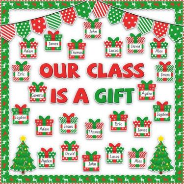 Imagem de Set de Panel Navideño para el Aula "Nuestra Clase es un Regalo" - gisg
