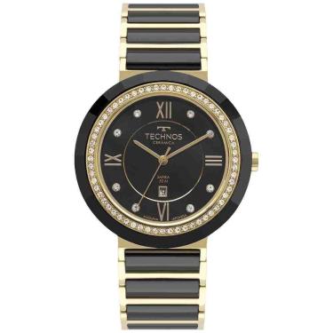 Imagem de Relógio Technos Elegance Ceramic/Saphire Feminino Preto