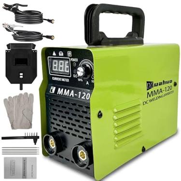 Imagem de Huahuo Máquina de Solda Inversora Sem Gás,Portatil de Alta Potência MMA120(220V) (Verde-220V)