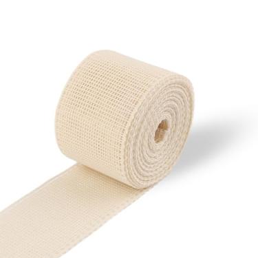 Imagem de Trança de crina de cavalo de poliéster de 3,28 metros para bainhas de costura, acabamento de crinolina de 3,37 cm de largura, fita de bainha rígida para vestidos de noiva, vestidos, saias e modelagem