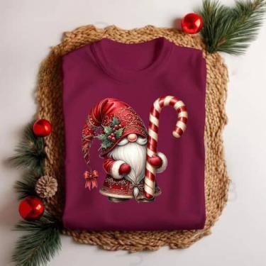 Imagem de Camiseta Unissex Natal Personalizada Doende Do Papai Noel Festa - NoBr