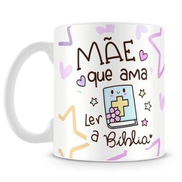 Imagem de Caneca Personalizada Mãe que Ama Ler a Bíblia - Presente Especial - Am