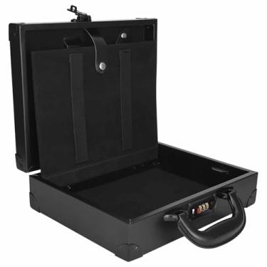 Imagem de Kokiya Estojo de ferramentas para cabeleireiro e barbeiro, tesouras de cabelo, pentes e caixa com alça, tosador de animais de estimação, caixa de ferramentas