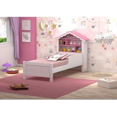 Imagem de Cama Infantil Casinha Solteiro Princesa Menina - Sambare Decora
