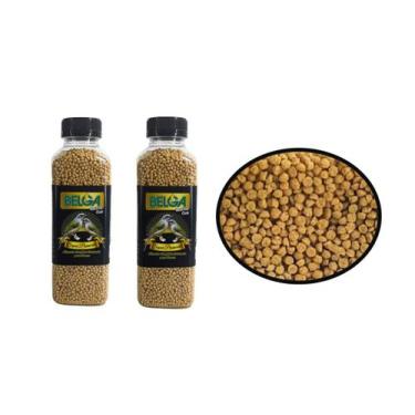 Imagem de 2 Potes de Ração Extrusada para Pixarro passarinhos Premium 300g - BEL