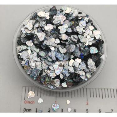 Imagem de Glitters Lantejoulas Coração Brilhantes pacote 2g - Happie Itens, Prat