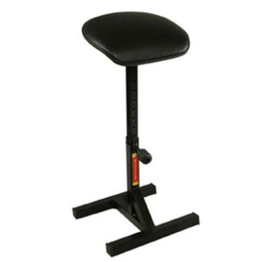 Imagem de Banqueta Semi Sentado Linha PU Industrial Preto