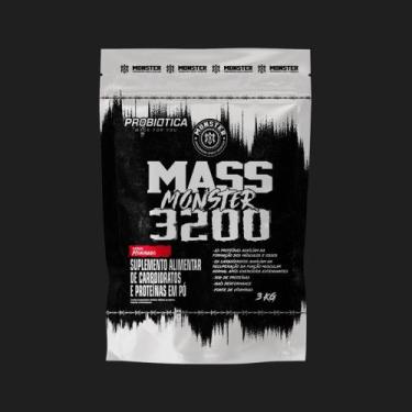 Imagem de Hipercalórico - Mass Monster 3200 - Morango - Rafael Brandão - 3kg - P
