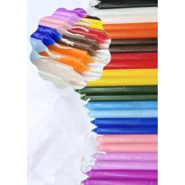 Imagem de 2X Velas Palito Coloridas 100 Unidades 100 % Parafina