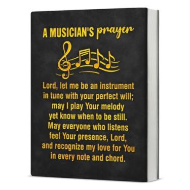 Imagem de Diário musical presentes de formatura presentes de oração de músicos sinceros para mulheres e homens, caderno para músicos, estudantes musicais, amantes de bandman, 192 páginas