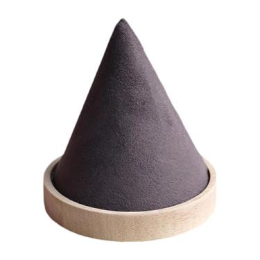 Imagem de Fiocias Suporte Cônico para Pulseiras, Organizador de Joias, Suporte Macio para Relógios, Expositor para Joias E Acessórios de Cabelo. Ideal para Vendedores E, Cinza