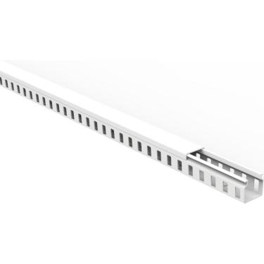 Imagem de Canaleta para Painel Tramontina Semiaberta Branca 20x20x2000 mm