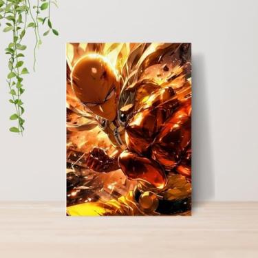 Imagem de Genérico, Quadro One Punch Saitama Anime A4 | Placa MDF 11