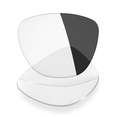 Imagem de Mryok Lentes de reposição UV400 para óculos de sol Oakley Frogskins Range XL OO9503 58 mm, HD Polarized, proteção UV, resistente a impactos e ajuste perfeito - Adapte cinza fotocromático