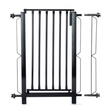 Imagem de Grade de Proteção Grade Master para Pets e Bebês em Aço 71cm a 75cm Aj