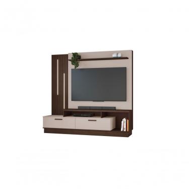 Imagem de Estante Home Theater Para Tv Até 65 Polegadas Despertar - Jcm Movelaria Café-off White