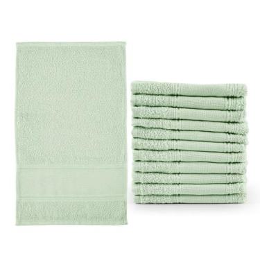 Imagem de Kit 12 Pçs Toalha de Lavabo Social - Lace Brazil, Verde Matcha