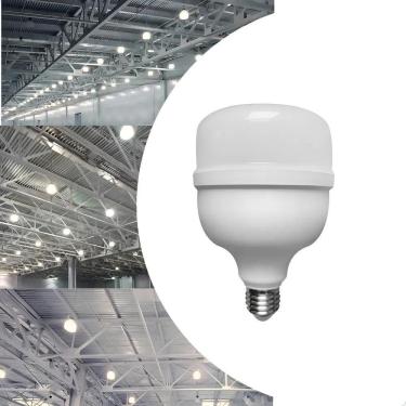 Imagem de Lampada Led Bulbo 40W Galpão Alta Potência Inmetro E27 Cor B