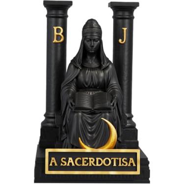 Imagem de Estátua A Sacerdotisa - Arcano Maior de Tarot - Papisa (Aurum Noctis)