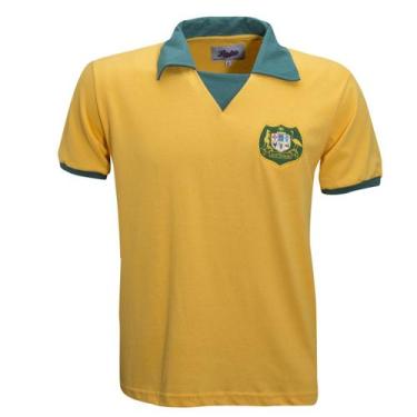 Imagem de Camisa Austrália 1974 Liga Retrô  Amarela GG, Amarelo, GG