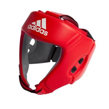 Imagem de adidas Protetor de cabeça de boxe aprovado pela AIBA, vermelho, médio