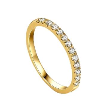 Imagem de 1 anel minimalista de micro incrustação, unissex, para homens e mulheres, joias finas, decoração de encontros para festas de formatura, Cobre, Sem pedra preciosa