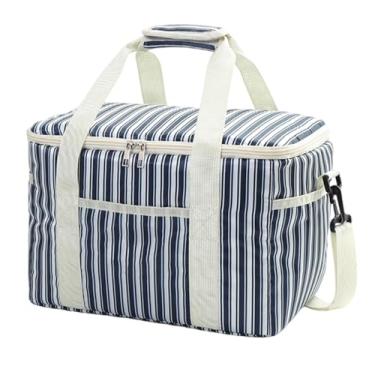 Imagem de Lancheira térmica – Cooler à prova de vazamento de 15L | Alça de ombro removível, recipiente portátil para alimentos frios ou quentes, homens, mulheres, adultos, caminhadas, praia, acampamento