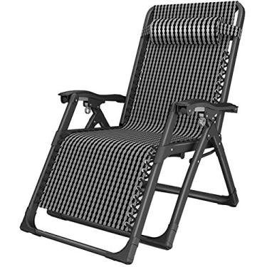 Imagem de Espreguiçadeira de jardim, espreguiçadeira, dobrável, dobrável, para uso externo, com gravidade zero, espreguiçadeiras ajustáveis, espreguiçadeiras portáteis para pessoas pesadas
