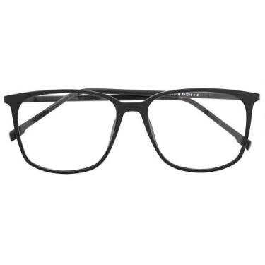 Imagem de Armação Óculos Grau Feminino Bel Preto Fosco - Palas Eyewear
