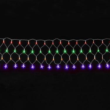 Imagem de Pisca Led Rede Com Estrela - 120L 8 Modos