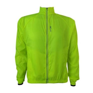 Imagem de Jaqueta Corta Vento Ciclismo Be Fast C/Bolso Bike Mtb Corrida, Amarelo