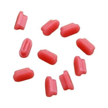 Imagem de Protetor De Poeira Para Porta De Carregamento USB Tipo-C 10pcs Capa De