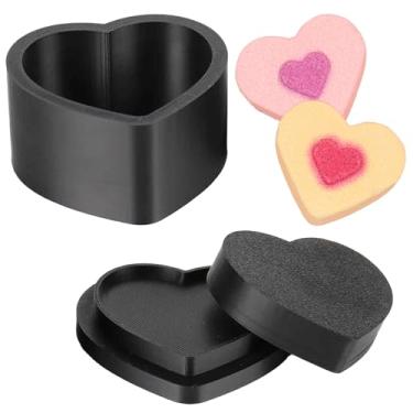 Imagem de Moldes de bomba de banho de 6 cm moldes de barra de xampu de coração molde de pressão para vaporizador de chuveiro faça você mesmo suprimentos para fazer você mesmo