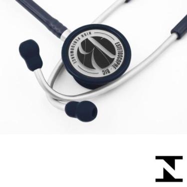 Imagem de Estetoscópio Duplo Azul Profissional Com Garantia Bic - Bic - Best In 