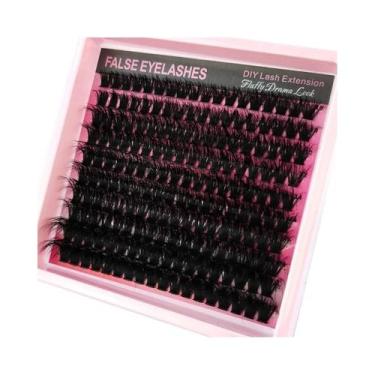 Imagem de Cílios Postiços 5D-200D Grossos E Volumosos, 10 Fileiras, 10-18mm, Ext