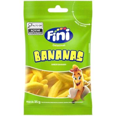 Imagem de Bala Gelatina Bananas 10x35g Fini